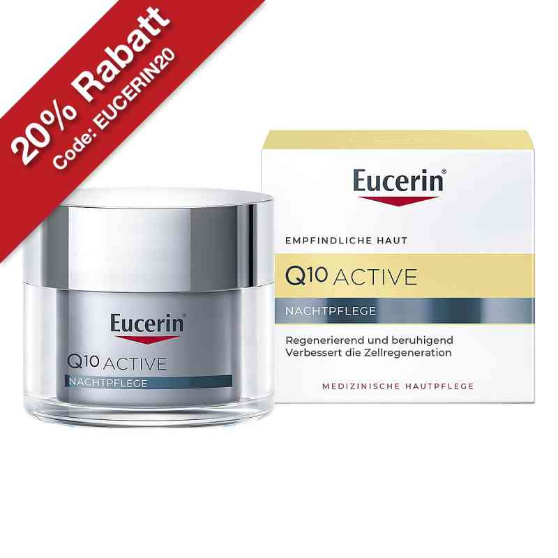 Eucerin Q10 Active Nachtpflege 50 ml von Beiersdorf AG Eucerin PZN 00921421