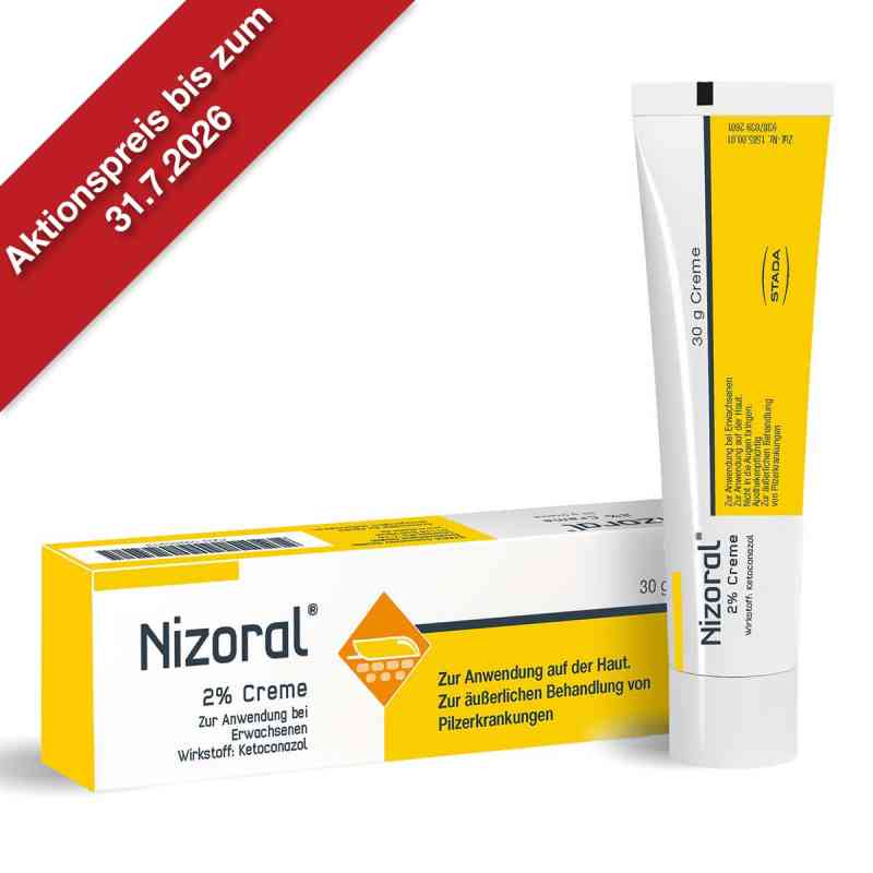 Nizoral 2% Hautpilz Creme 30 g von STADA Consumer Health Deutschland GmbH PZN 03265213