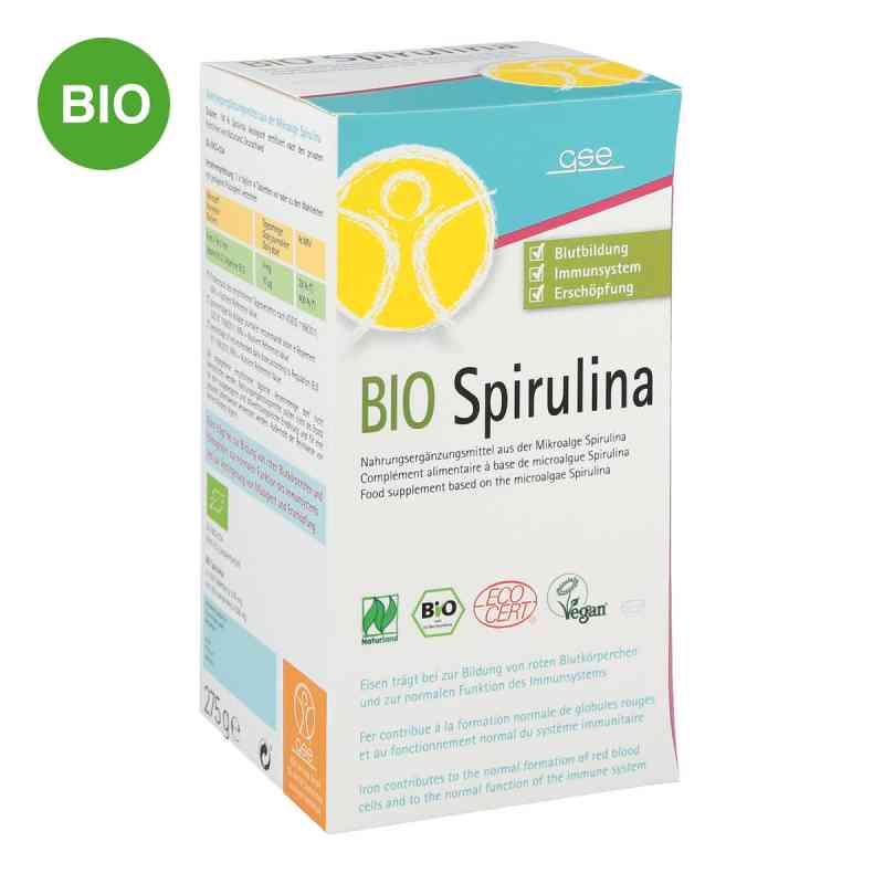 Spirulina 500 mg Bio Naturland Tabletten 550 stk von GSE Vertrieb Biologische Nahrungsergänzungs- & Hei PZN 04888614