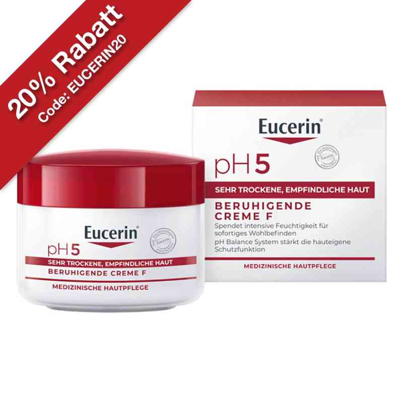 Eucerin pH5 Creme F empfindliche Haut 75 ml von Beiersdorf AG Eucerin PZN 13889096