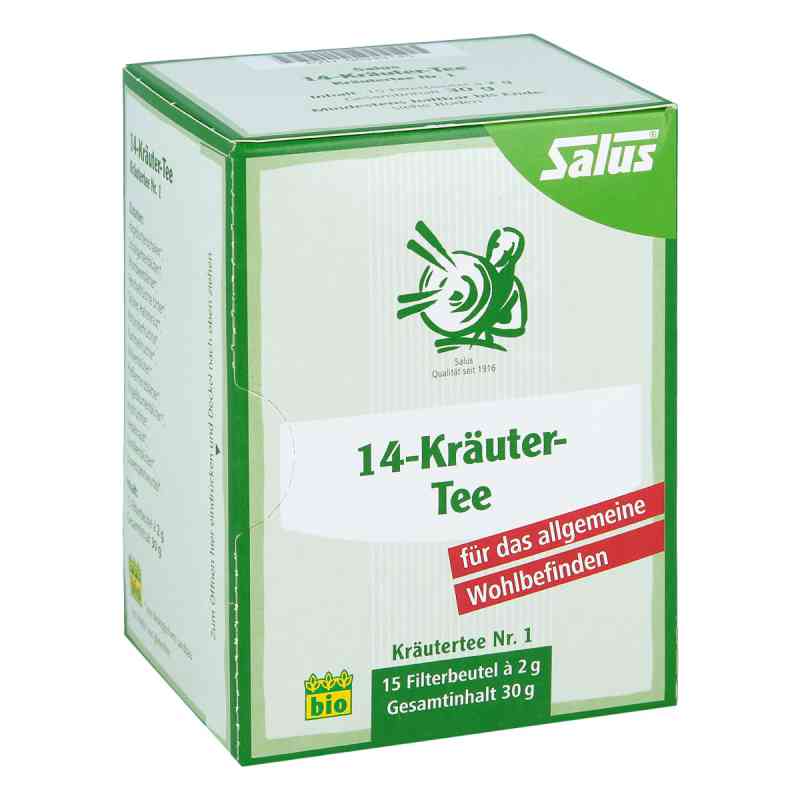 14-kräuter-tee Kräutertee Nummer 1 Salus Filterbeutel 15 stk von SALUS Pharma GmbH PZN 06943145