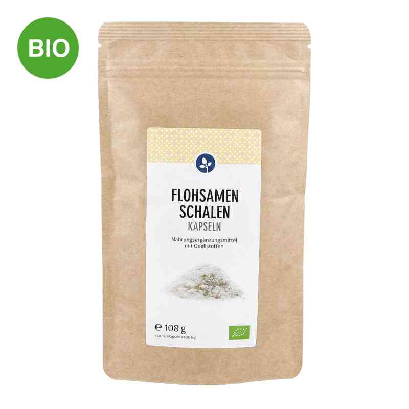 Aleavedis Flohsamenschalen 500 mg Bio Kapseln 180 stk von Aleavedis Naturprodukte GmbH PZN 14355043