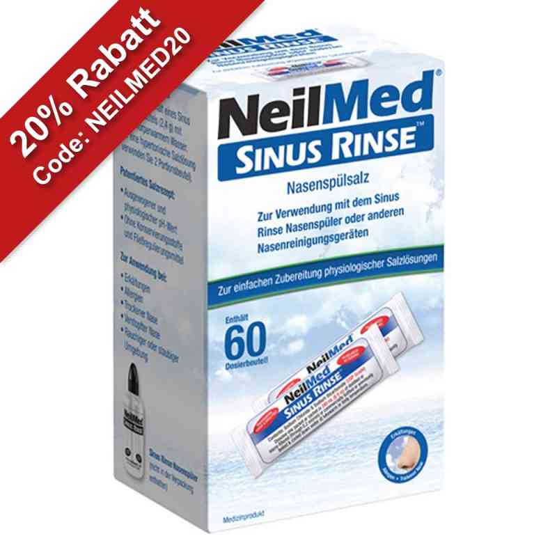 Neilmed® Sinus Rinse Nasenspülsalz Dosierbeutel für Nasendusche 60X2.4 g von NeilMed Pharma GmbH PZN 15297282