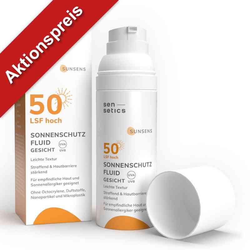 sensetics sunsens Sonnenschutz Fluid 50 ml von apo.com Group GmbH PZN 19777961