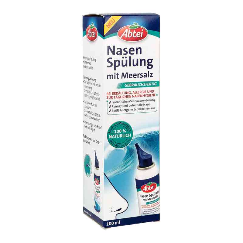 Abtei Nasenspülung mit Meersalz - bei Erkältung und Allergie  100 ml von Perrigo Deutschland GmbH PZN 15397405