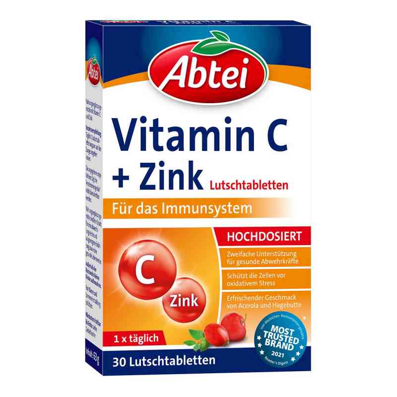 Abtei Vitamin C plus Zink Lutschtabletten 30 stk von Omega Pharma Deutschland GmbH PZN 03550712