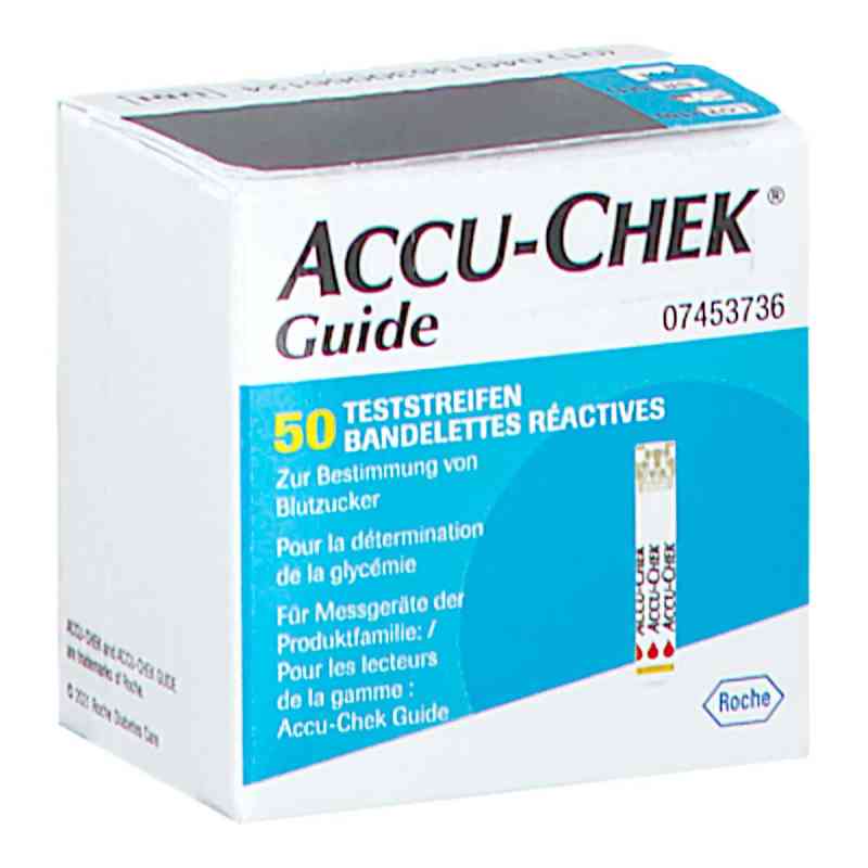 Accu-chek Guide Teststreifen 1X50 stk von axicorp Pharma GmbH PZN 14303543