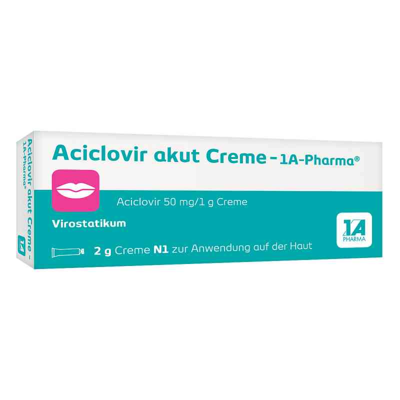 Aciclovir akut Creme-1A Pharma 2 g von 1 A Pharma GmbH PZN 01664245