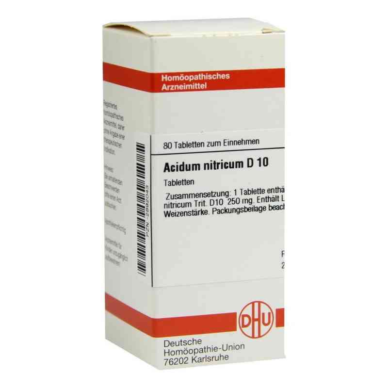 Acidum Nitricum D10 Tabletten 80 stk von DHU-Arzneimittel GmbH & Co. KG PZN 02892043