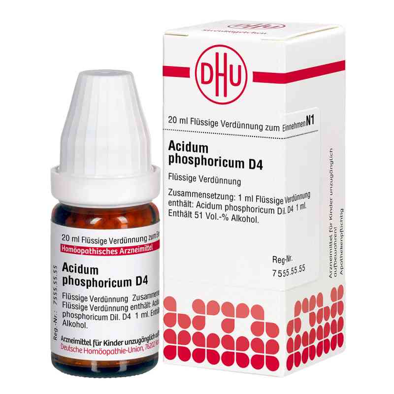 Acidum Phosphoricum D4 Dilution 20 ml von DHU-Arzneimittel GmbH & Co. KG PZN 01754669
