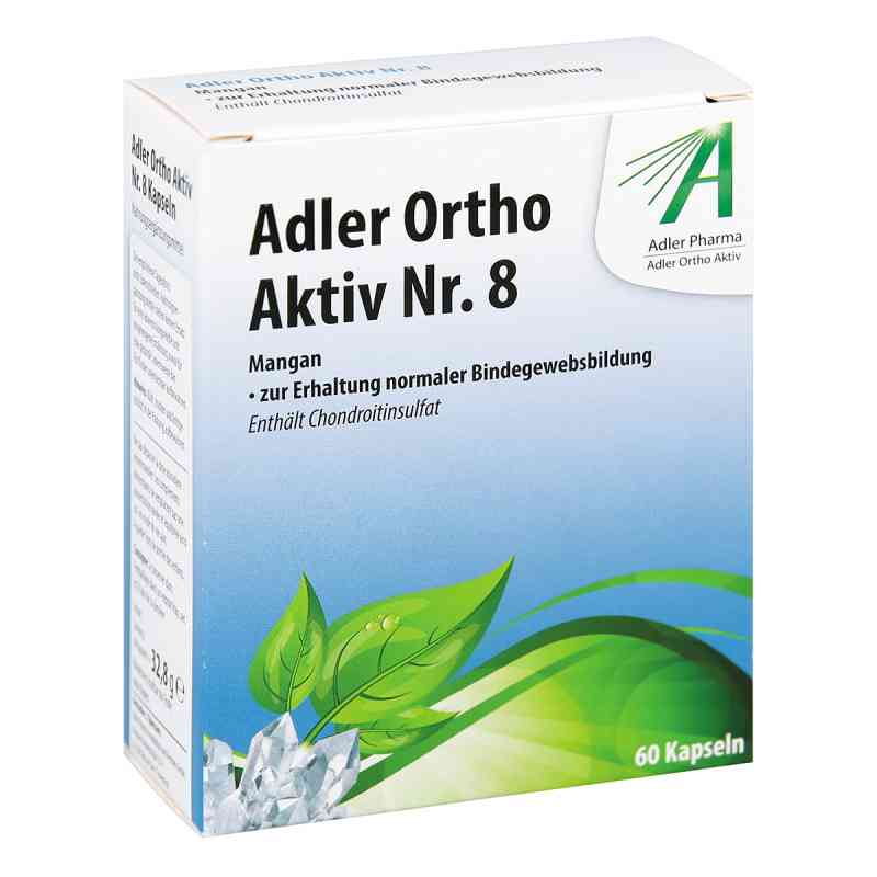Adler Ortho Aktiv Kapseln Nummer 8 60 stk von Adler Pharma Produktion und Vert PZN 06121733
