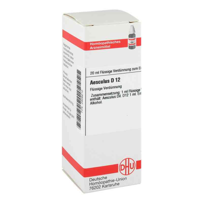 Aesculus D12 Dilution 20 ml von DHU-Arzneimittel GmbH & Co. KG PZN 02806210
