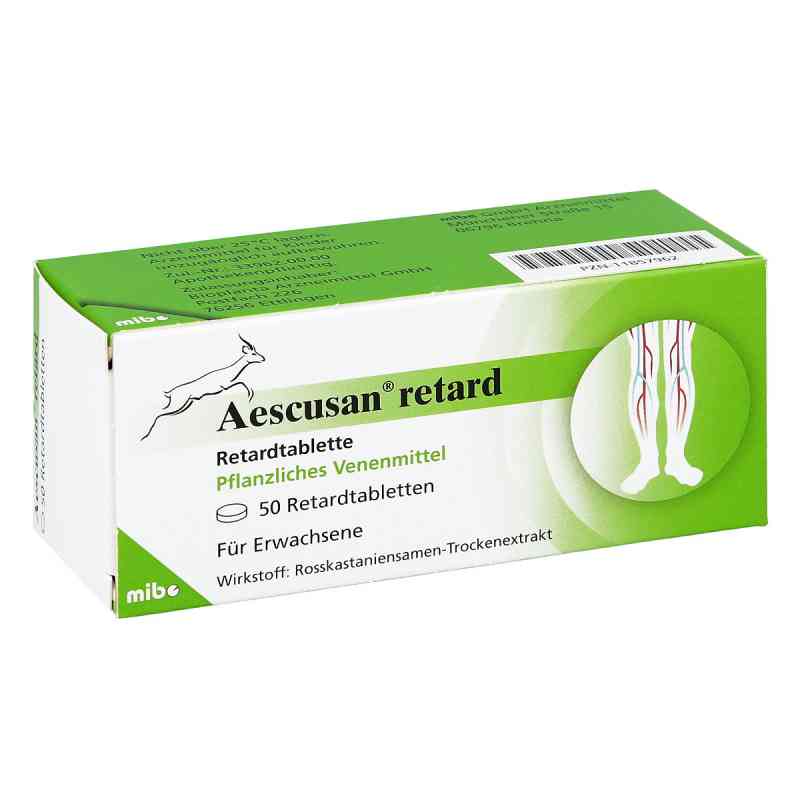 Aescusan retard Retardtabletten 50 stk von MIBE GmbH Arzneimittel PZN 11857962