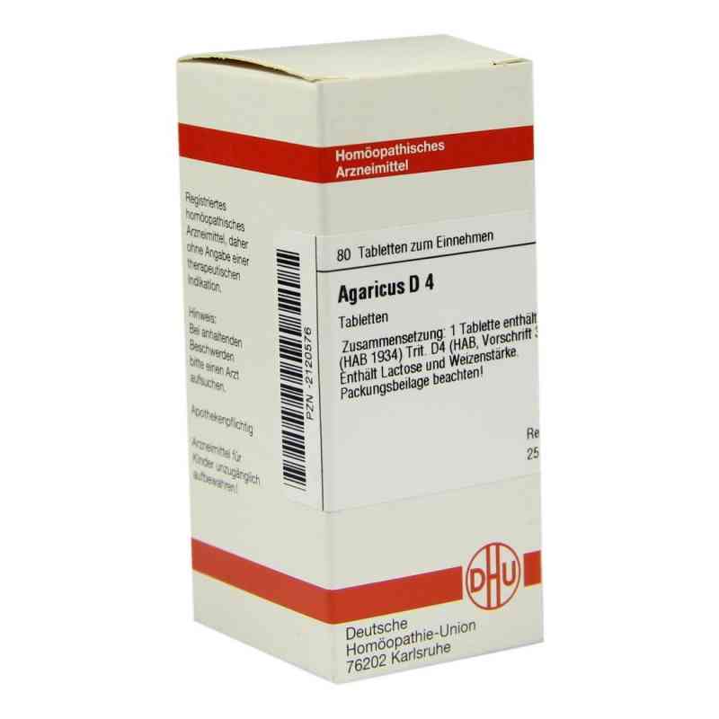 Agaricus D4 Tabletten 80 stk von DHU-Arzneimittel GmbH & Co. KG PZN 02120576