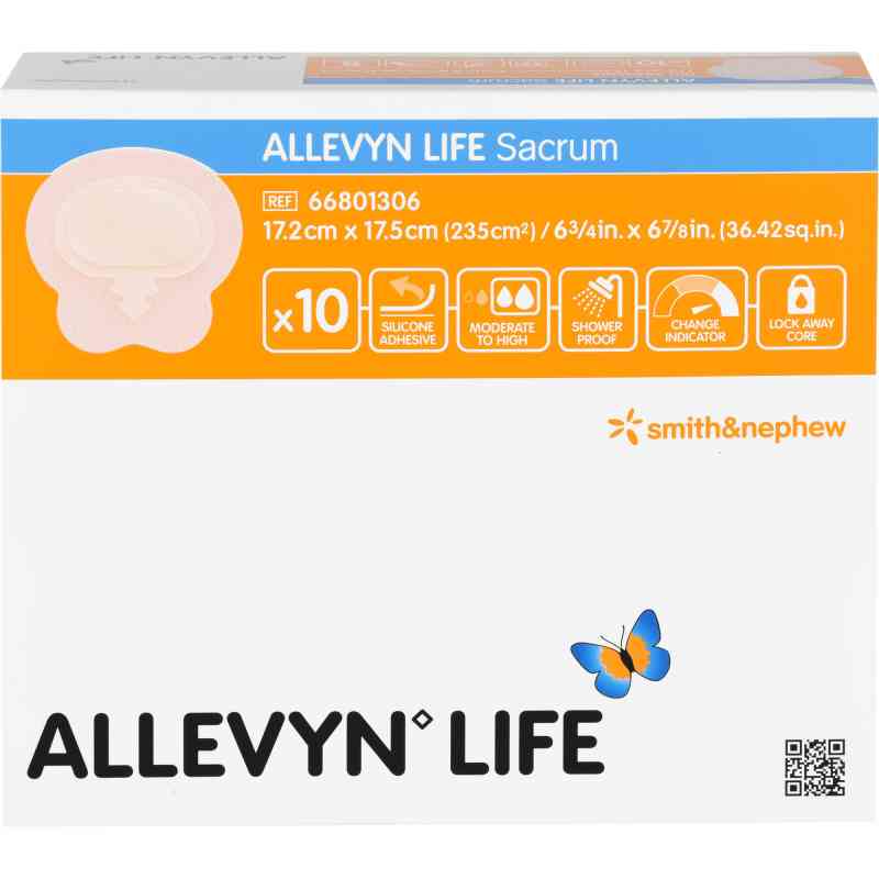 Allevyn Life Sacrum klein Verband 10 stk von Smith & Nephew GmbH PZN 02495000