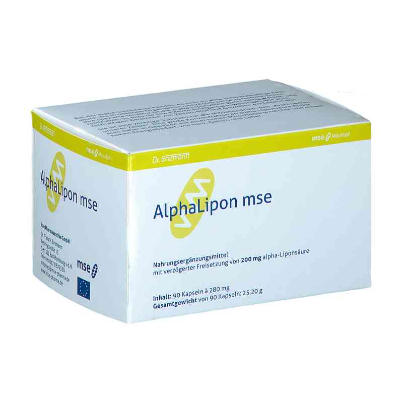 Alpha Lipon mse Kapseln 90 stk von MSE Pharmazeutika GmbH PZN 12418673