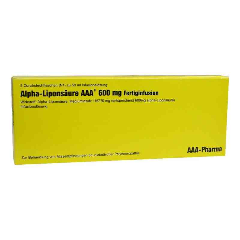 Alpha Liponsäure Aaa 600 mg Injektionsflaschen 5X50 ml von AAA - Pharma GmbH PZN 04080585