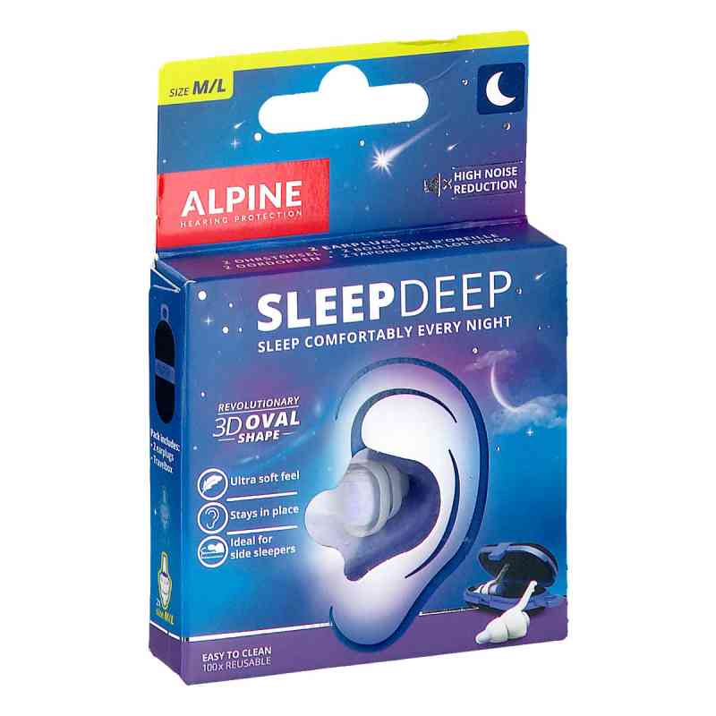 Alpine Sleepdeep Ohrstöpsel 2 stk von Alpine Nederland B.V. PZN 17535254