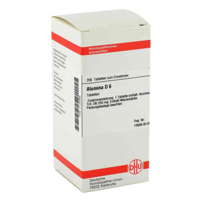 Alumina D6 Tabletten 200 stk von DHU-Arzneimittel GmbH & Co. KG PZN 02120369