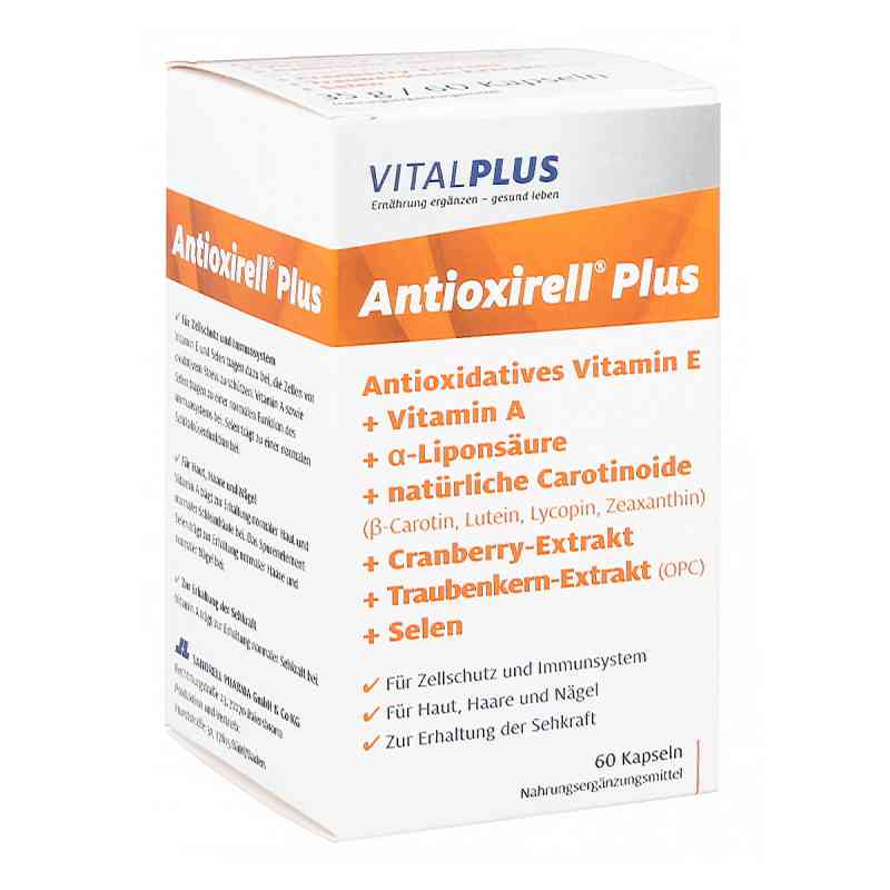 Antioxirell plus Kapseln 60 stk von sanorell pharma GmbH & Co KG PZN 02527214