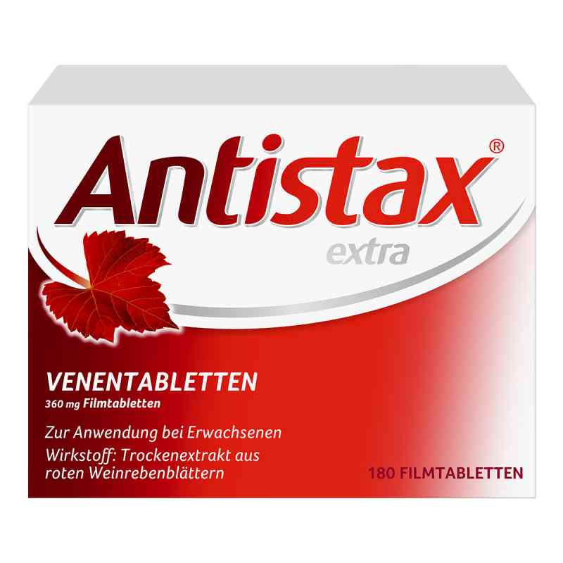 Antistax extra Venentabletten bei Venenleiden & Venenschwäche 180 stk von STADA Consumer Health Deutschlan PZN 16156023