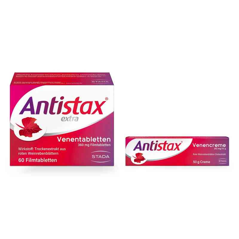Antistax extra Venentabletten + Venencreme 1 Set von  PZN 08107785