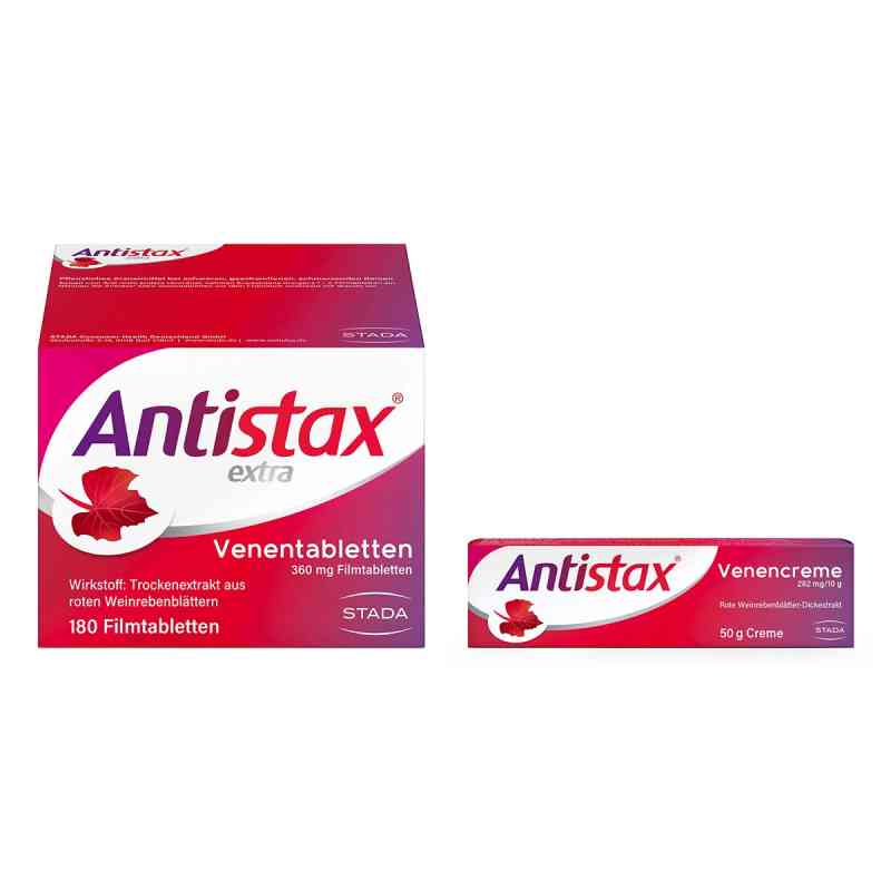 Antistax extra Venentabletten + Venencreme 1 Set von  PZN 08107788