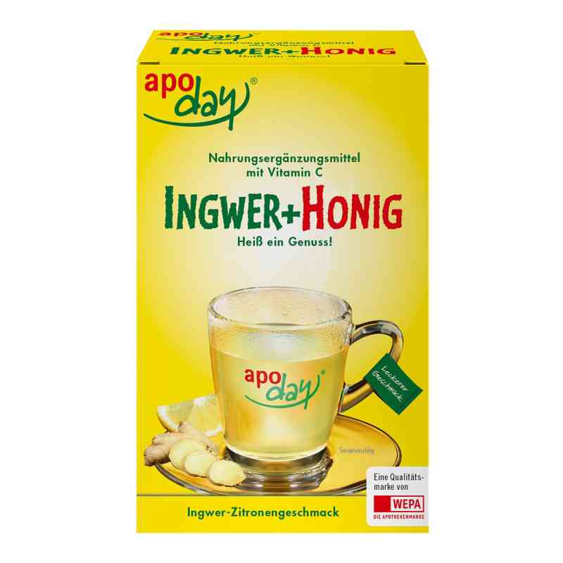 Apoday Ingwer+honig+vitamin C Pulver 10X10 g von WEPA Apothekenbedarf GmbH & Co K PZN 07588249