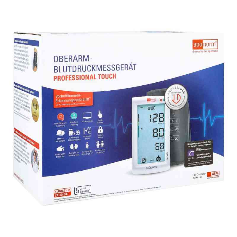 Aponorm PROFESSIONELL Touch Blutdruckmessgerät Oberarm 1 stk von WEPA Apothekenbedarf GmbH & Co K PZN 12393720