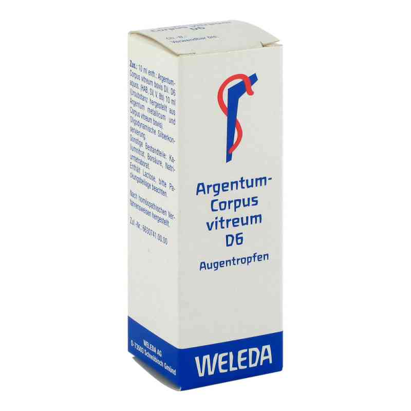Argentum Corpus Vitreum D6 Augentropfen 10 ml von WELEDA AG PZN 02640749