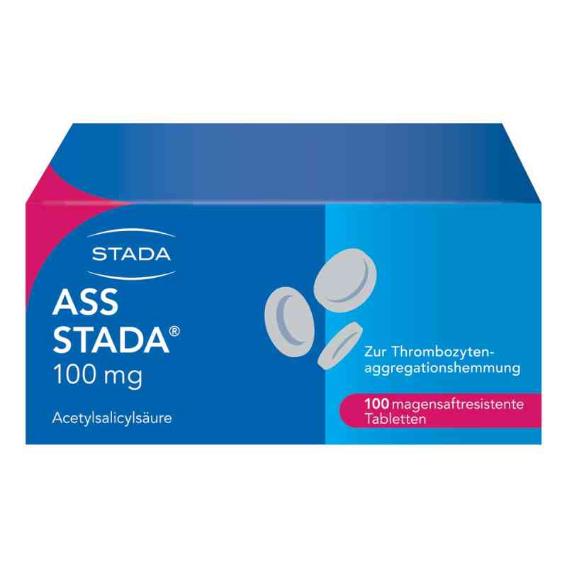 Ass Stada 100 mg magensaftresistente Tabletten 100 stk von STADA Consumer Health Deutschlan PZN 10544066