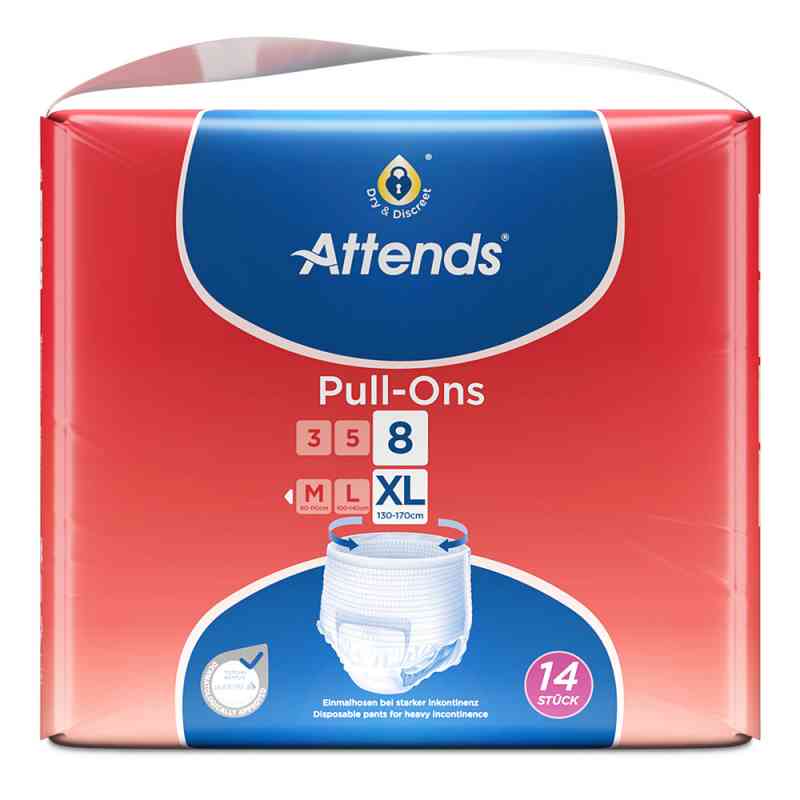 Attends Pull-ons 8 extra large 14 stk von Attends GmbH PZN 15394915