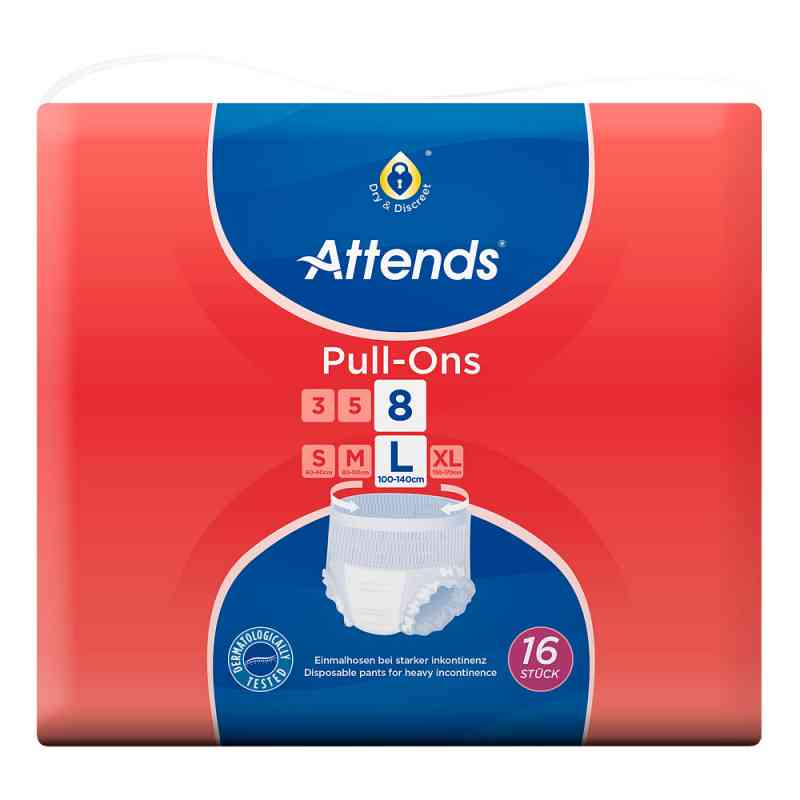 Attends Pull-ons 8 large 16 stk von Attends GmbH PZN 10328658