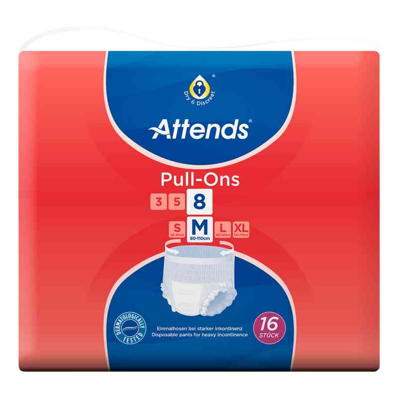 Attends Pull-ons 8 medium 16 stk von Attends GmbH PZN 10328629