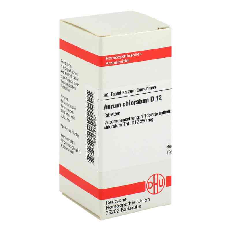 Aurum Chloratum D12 Tabletten 80 stk von DHU-Arzneimittel GmbH & Co. KG PZN 07160586