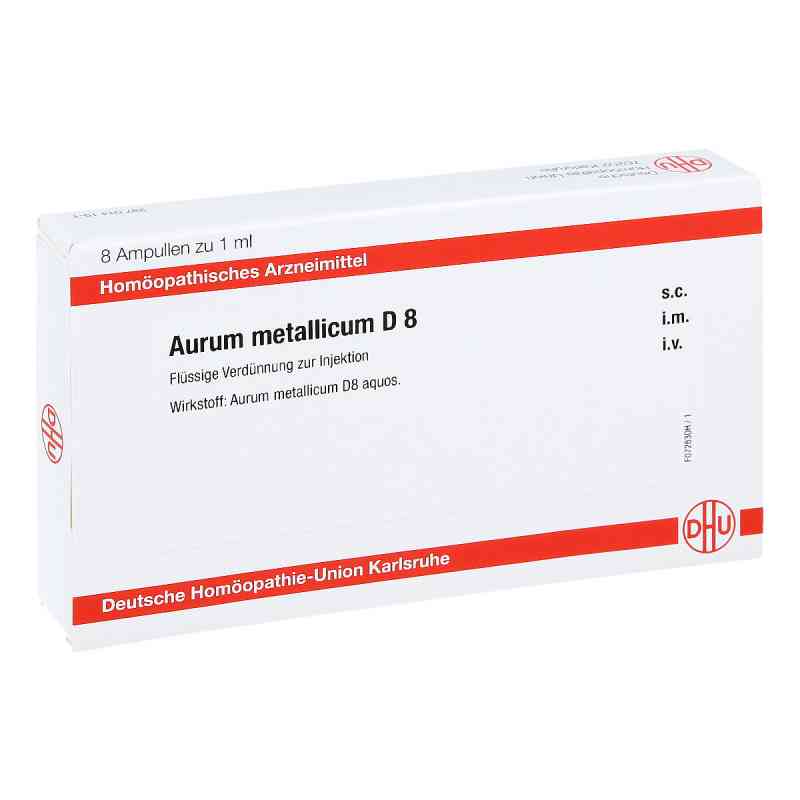 Aurum Metallicum D8 Ampullen 8X1 ml von DHU-Arzneimittel GmbH & Co. KG PZN 11704365
