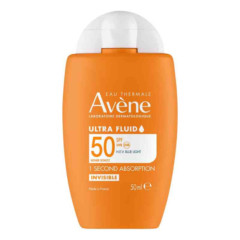 Avène Ultra Fluid Invisible LSF 50 50 ml von PIERRE FABRE DERMO KOSMETIK GmbH PZN 18390504