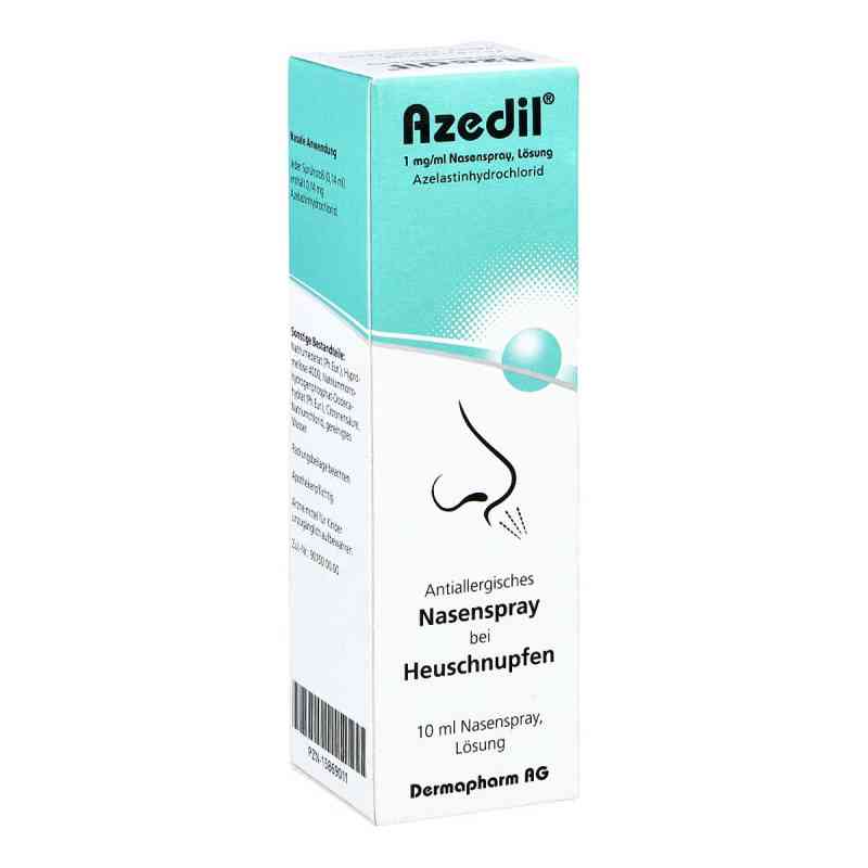Azedil 1 mg/ml Nasenspray Lösung 10 ml von DERMAPHARM AG PZN 15869011