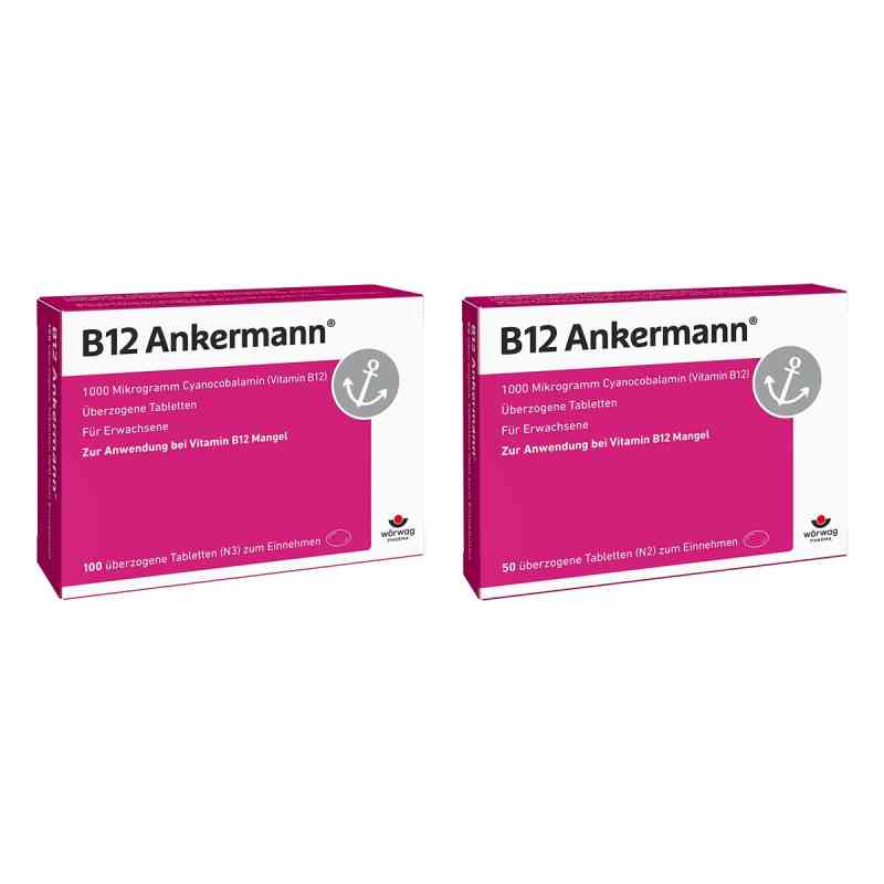 B12 Ankermann überzogene Tabletten 100+50 stk von  PZN 08107806