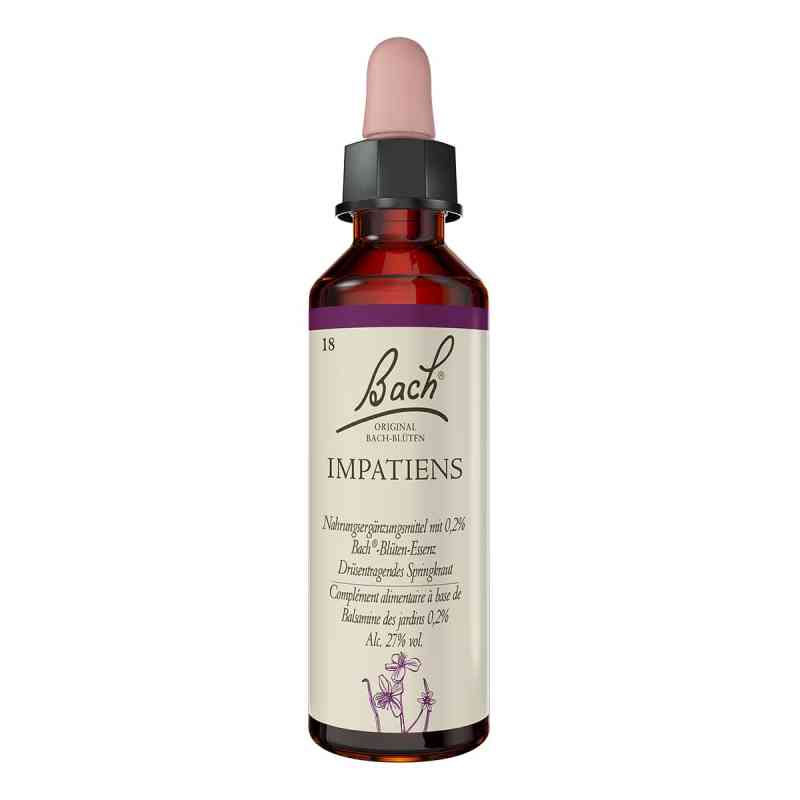 Bachblüten Impatiens Tropfen 20 ml von Nelsons GmbH PZN 00064543