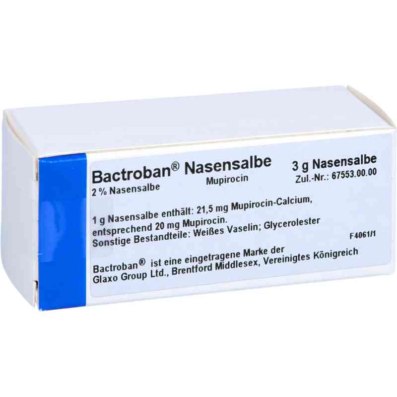 Bactroban Nasensalbe 3 g von Pharma Gerke Arzneimittelvertriebs GmbH PZN 01925071