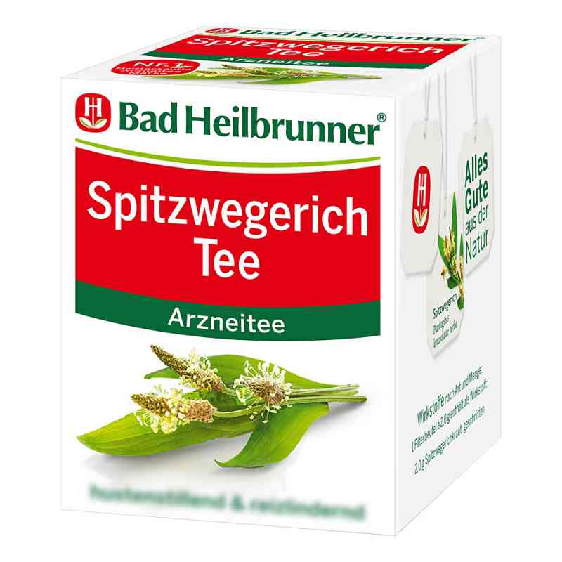 Bad Heilbrunner Spitzwegerichkraut Tee 8X2.0 g von Bad Heilbrunner Naturheilm.GmbH&Co.KG PZN 02296105
