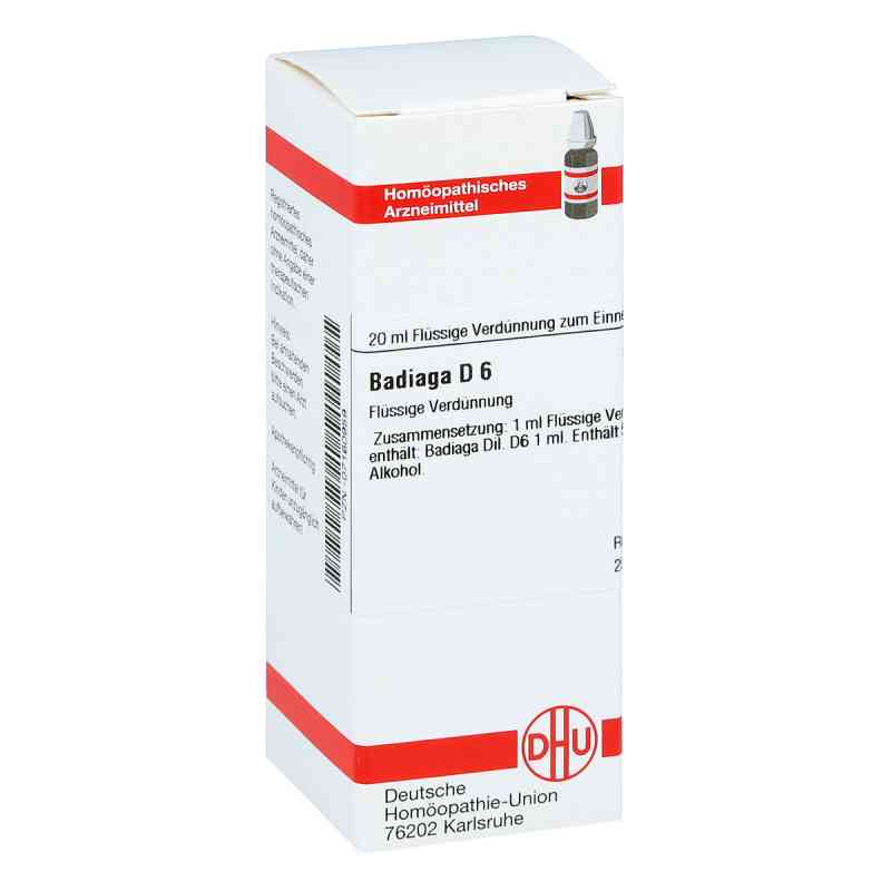 Badiaga D6 Dilution 20 ml von DHU-Arzneimittel GmbH & Co. KG PZN 07160959
