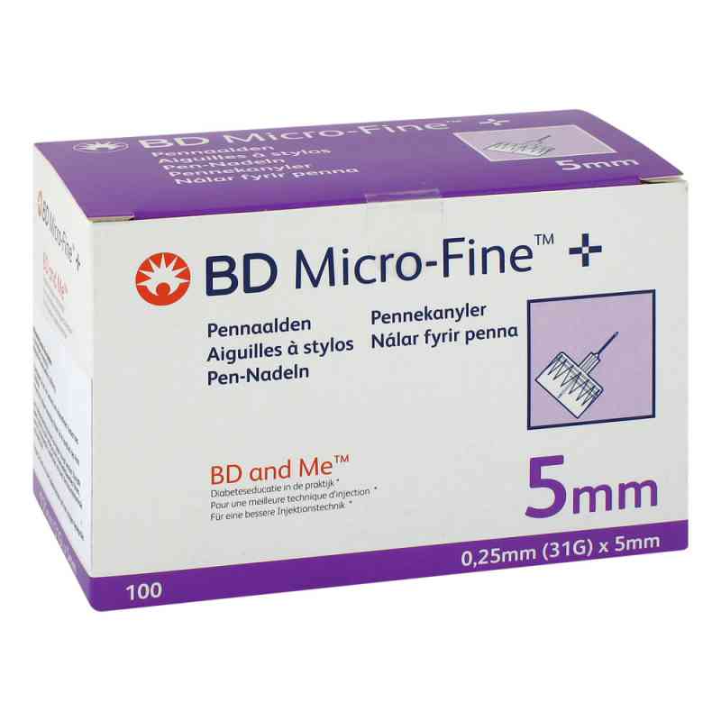Bd Micro-fine+ 5 mm Nadeln 0,25x5 mm 100 stk von 1001 Artikel Medical GmbH PZN 09239168