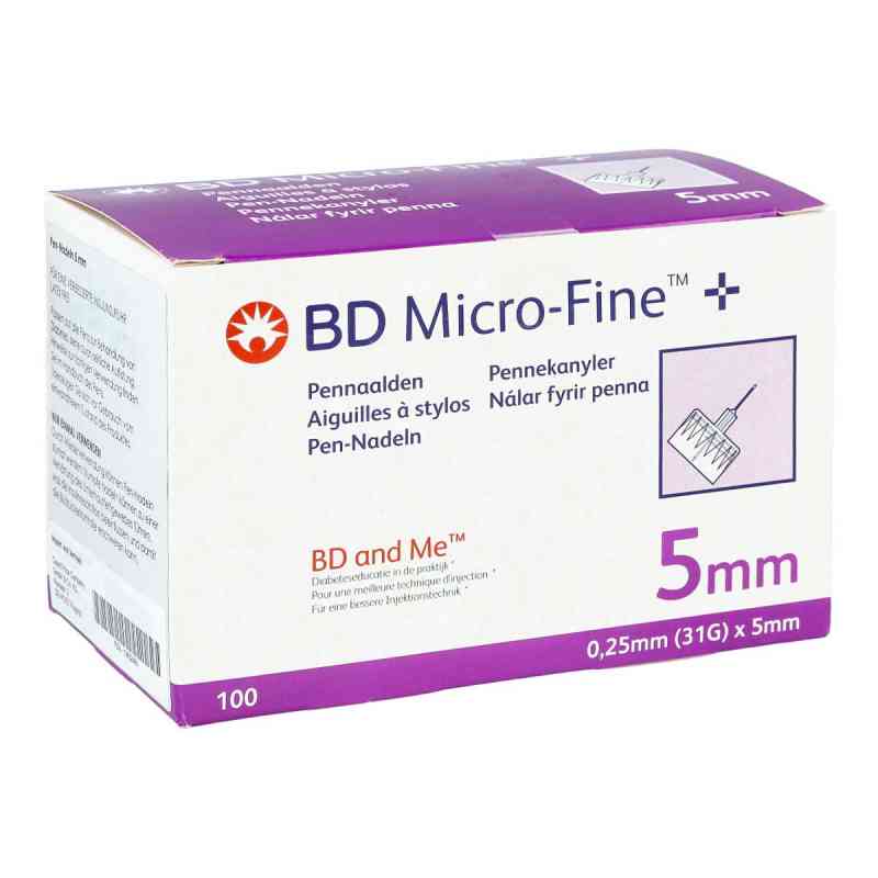 Bd Micro-fine+ 5 Nadeln 0,25x5 mm 100 stk von C P C medical GmbH & Co. KG PZN 13652460