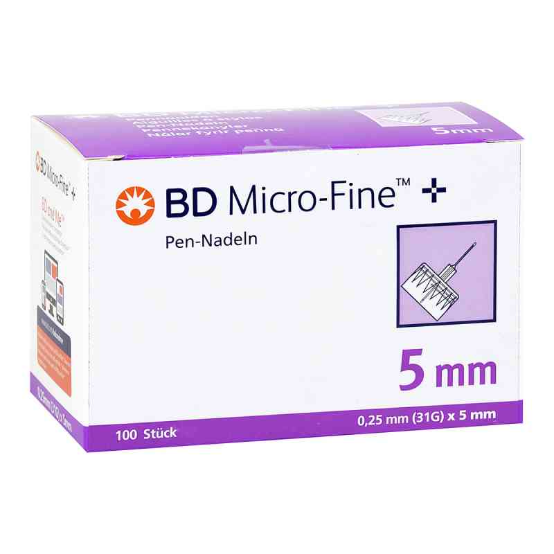 Bd Micro-fine+ 5 Pen-nadeln 0,25x5 mm 31 G 100 stk von B2B Medical GmbH PZN 12497141