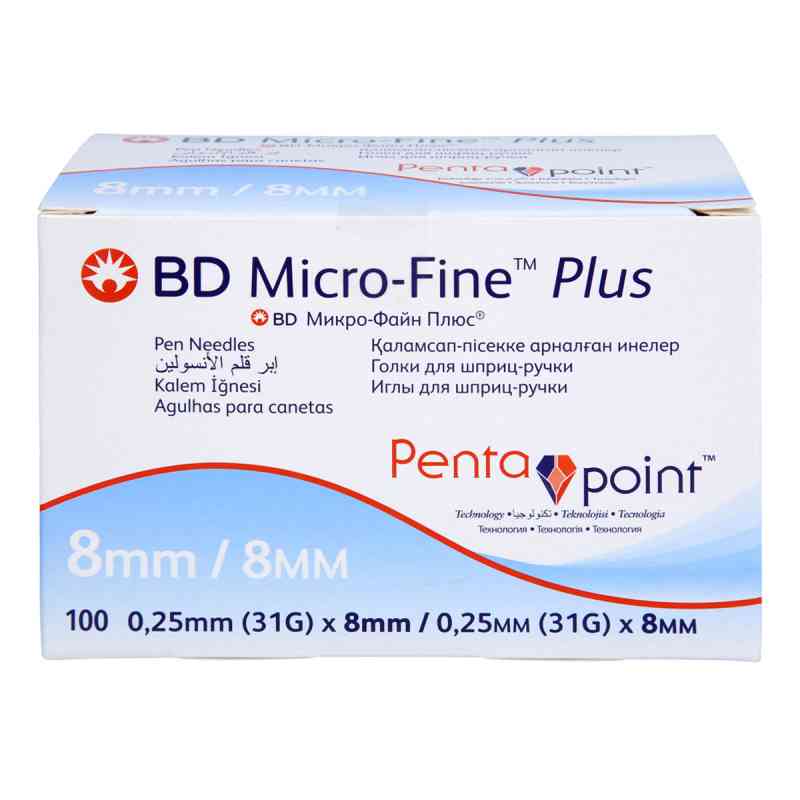 Bd Micro-fine+ Pen-nadeln 0,25x8 mm 100 stk von Docpharm GmbH PZN 15629726