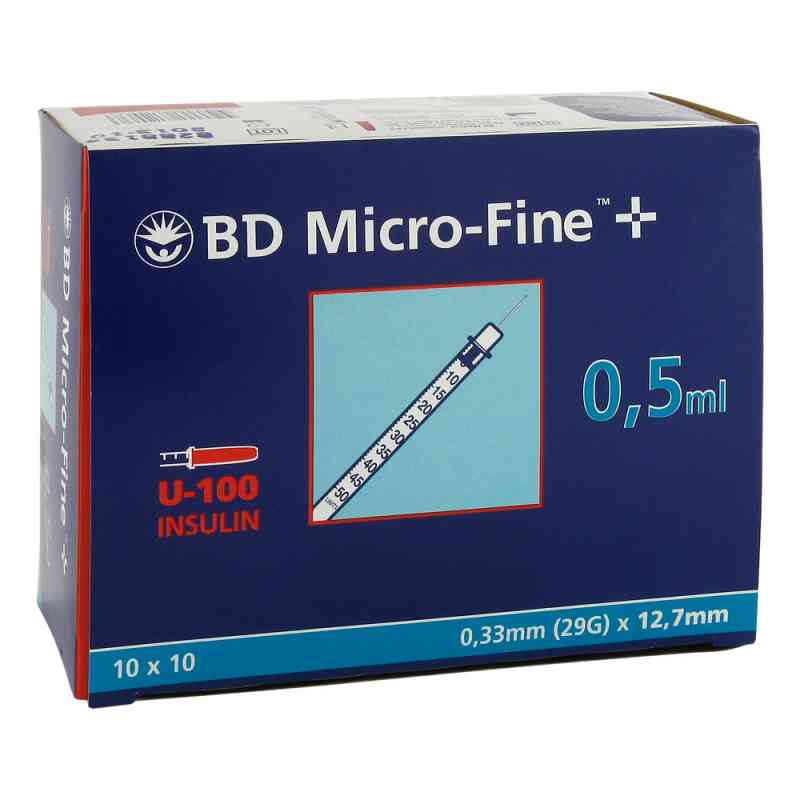 Bd Micro-fine+ U 100 Ins.spr. 12,7 mm 100X0.5 ml von embecta GmbH PZN 04400156