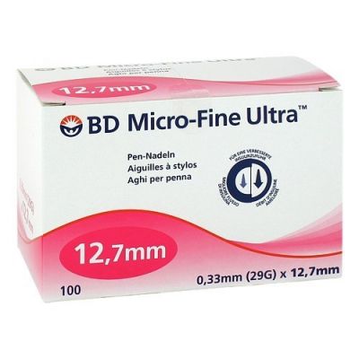 Bd Micro-fine Ultra Pen-nadeln 0,33x12,7 mm 100 stk von embecta GmbH PZN 09372884