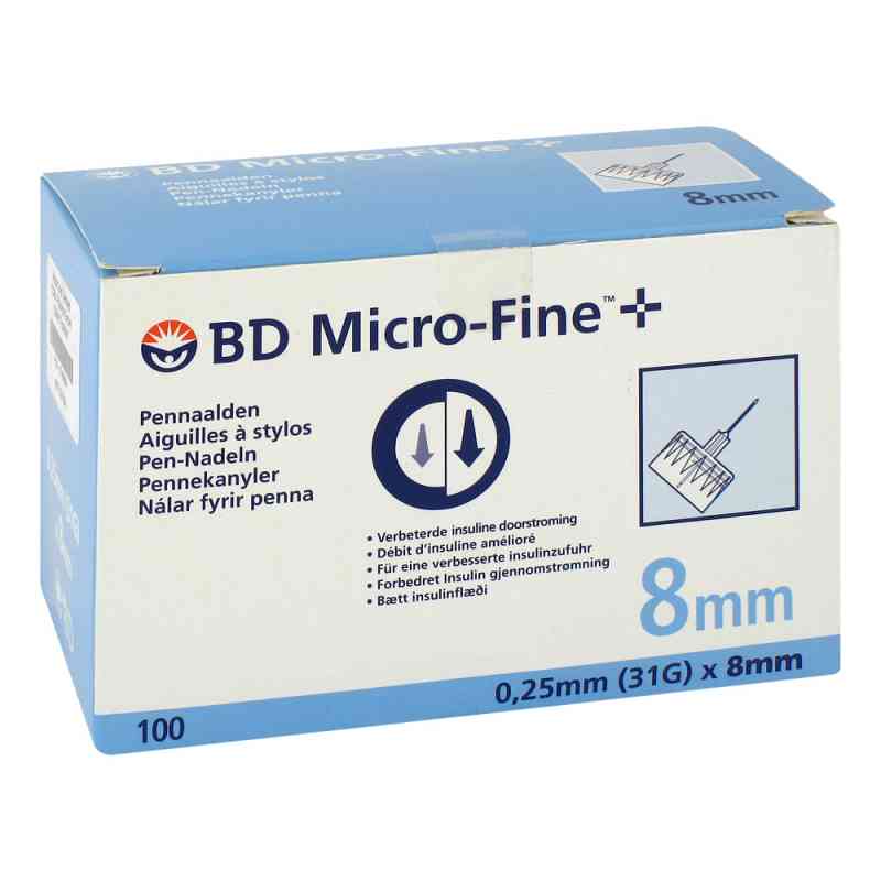 Bd Microfine + 8 mm Nadeln 0,25x8mm 100 stk von ToRa Pharma GmbH PZN 07466664
